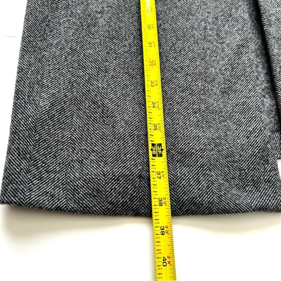 Zara Gray Herringbone Open Front Women size XL - Picture 7 of 10